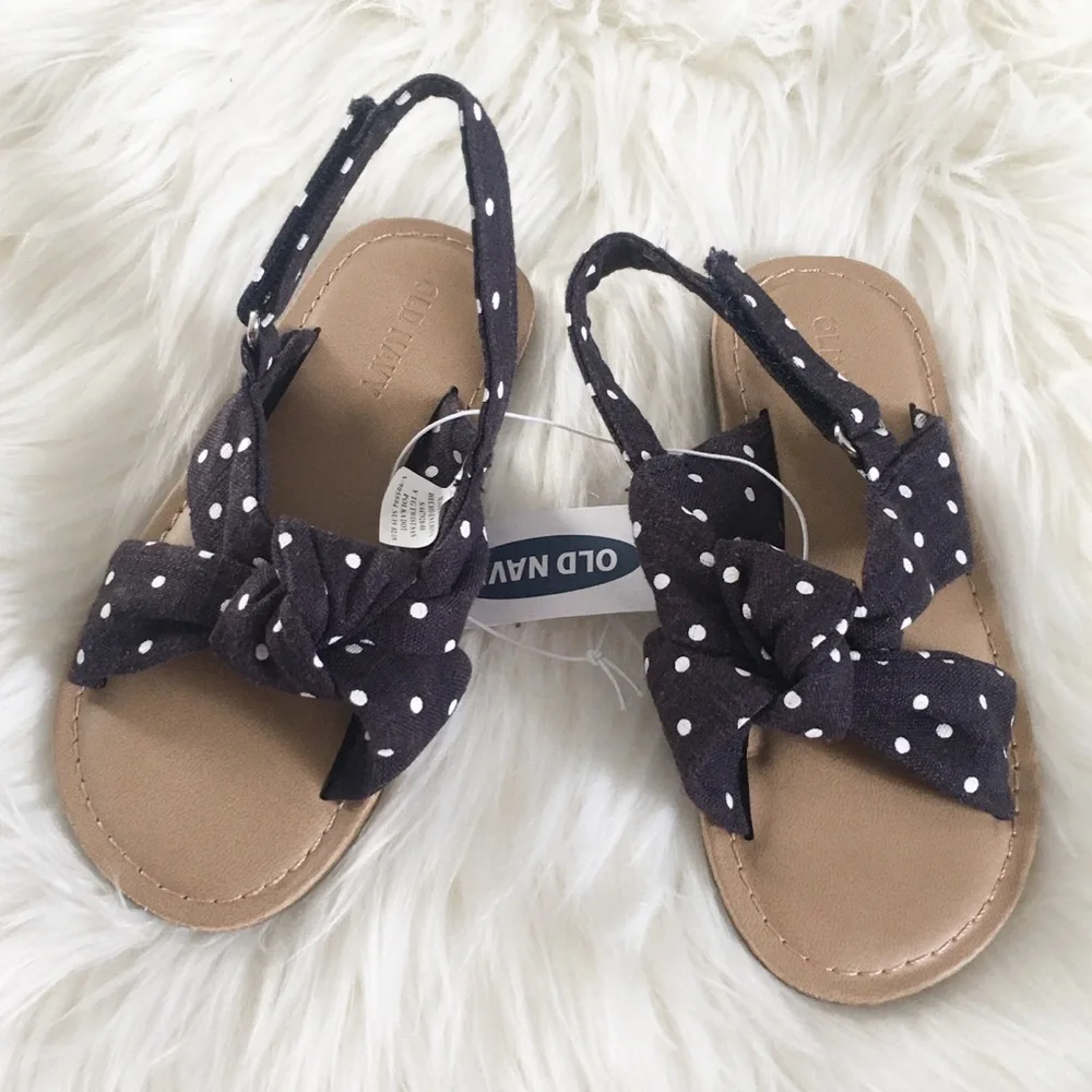 NWT Old Navy Polka Dot Sandals